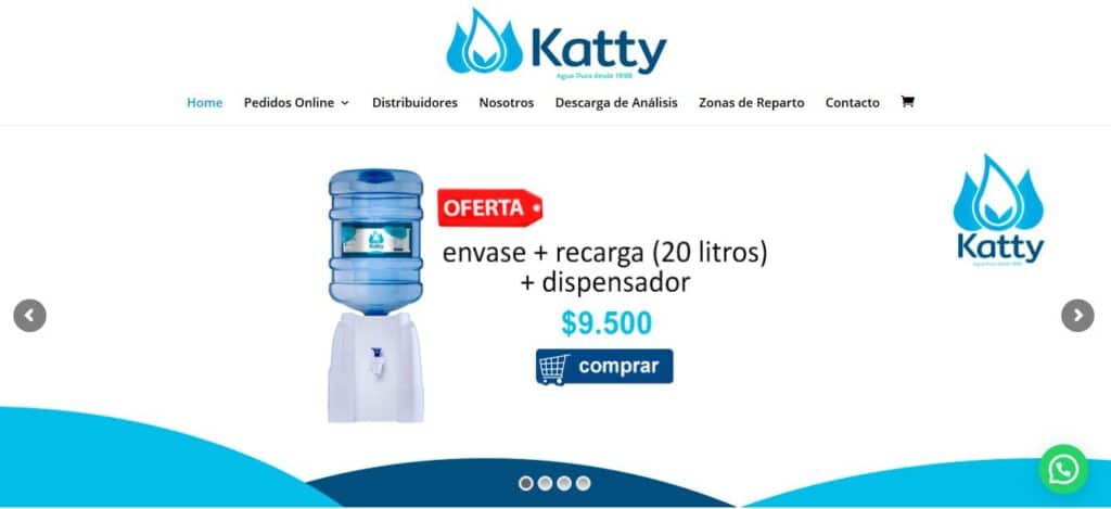 AGUA KATTY diseño web viña del mar