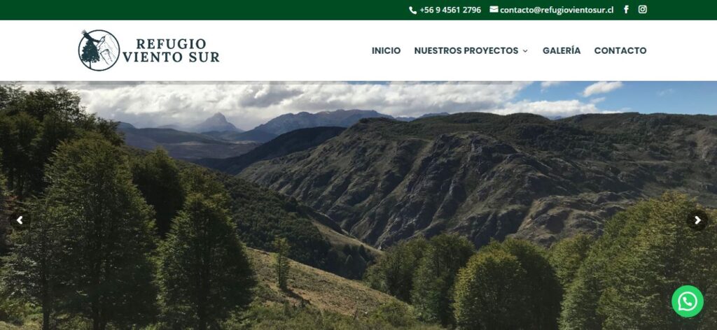 AIRE AUSTRAL diseño pagina web