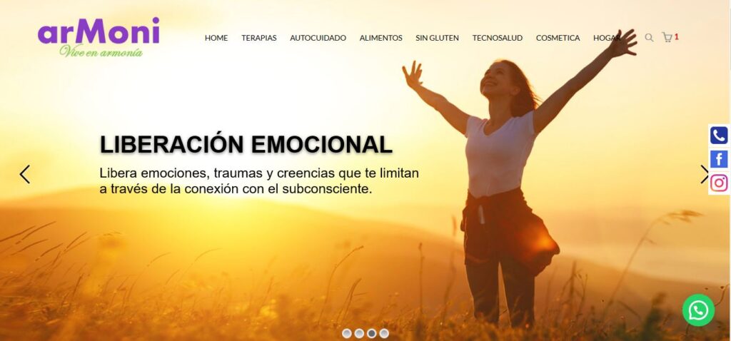 ARMONI diseño pagina web