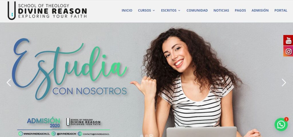 DIVINE REASON diseño pagina web