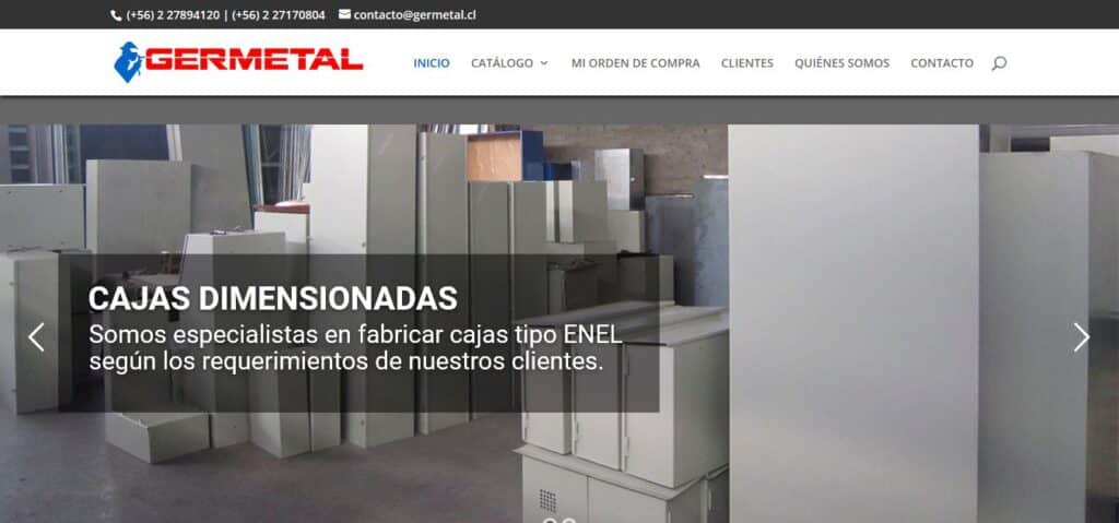 GERMETAL diseño web