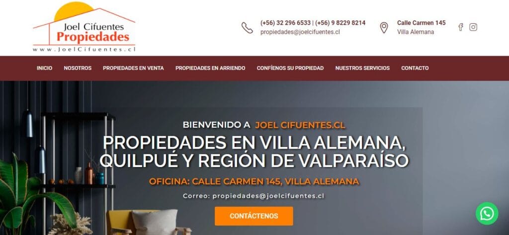 JOEL CIFUENTES PROPIEDADES