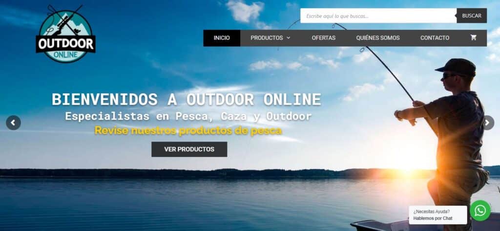 OUTDOOR ONLINE desarrollo web