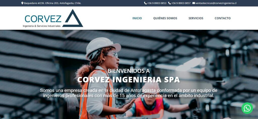 CORVEZ INGENIERIA desarrollo web