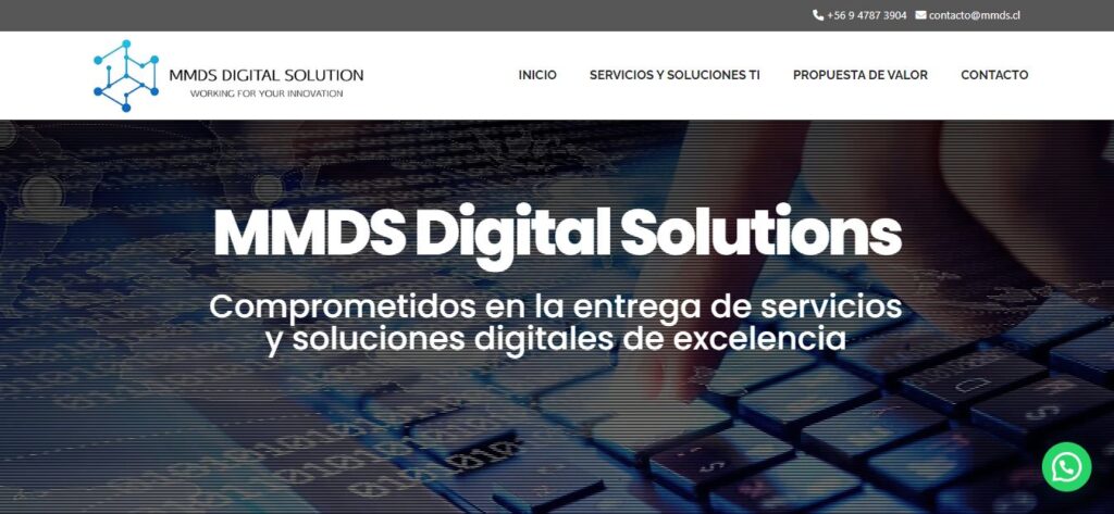 MMDS DIGITAL SOLUTIONS diseño web santiago