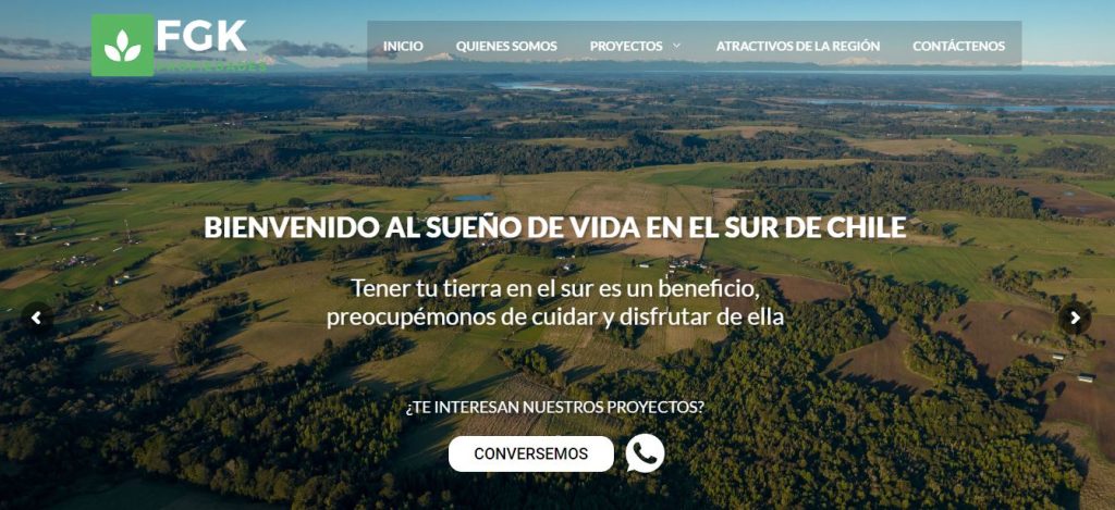 FGK PROPIEDADES diseño web