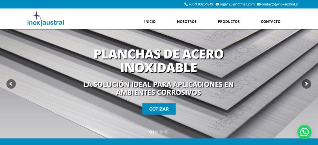 INOX AUSTRAL desarrollo web