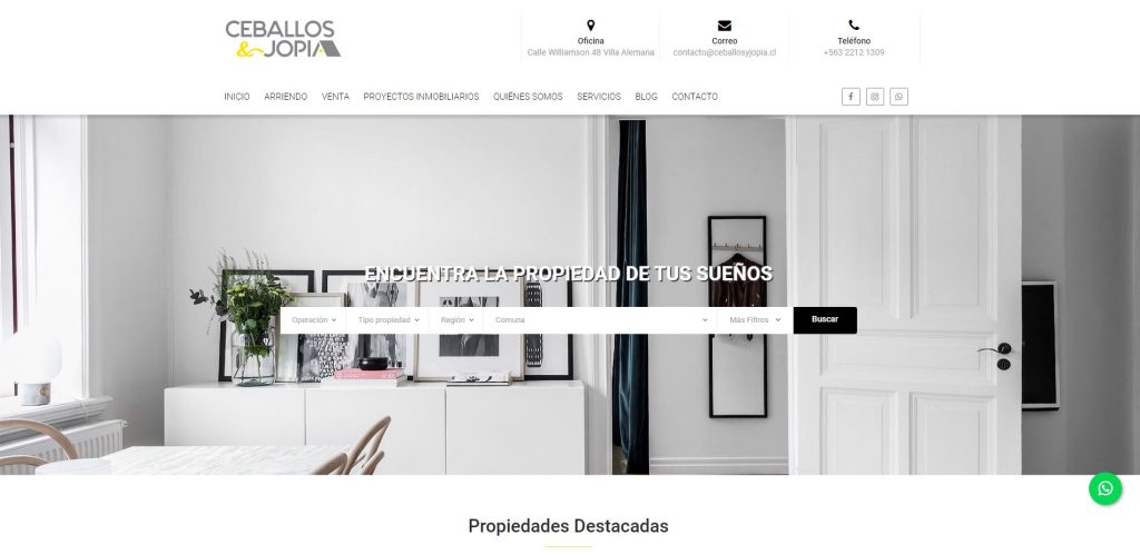 CEBALLOS & JOPIA desarrollo web
