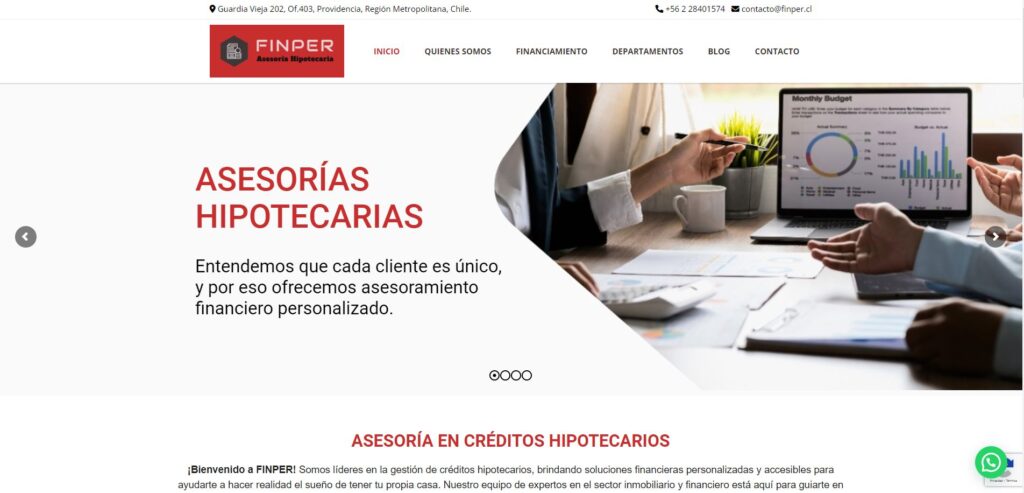 FINPER diseño web