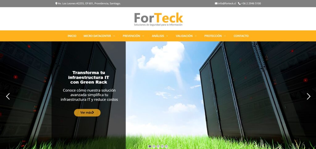 FORTECK diseño web en Santiago