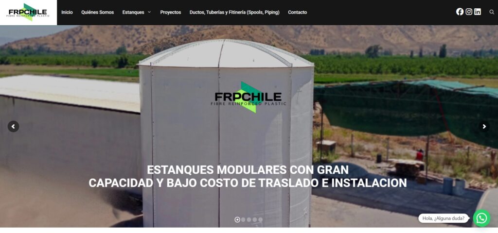 FRP CHILE diseño web en Santiago