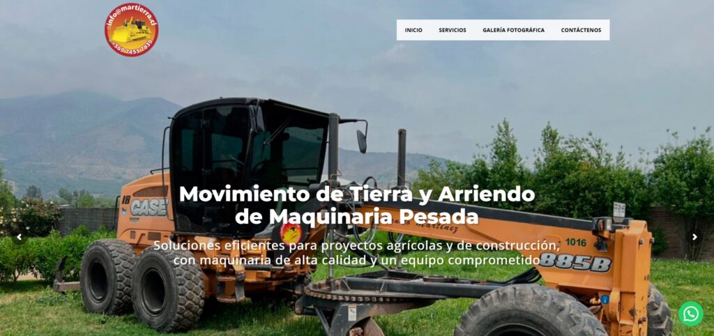 MAR TIERRA diseño web en Santiago