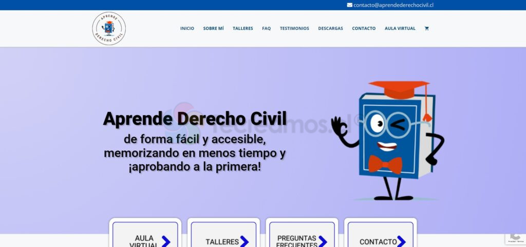 APRENDE DERECHO CIVIL diseño web en Temuco