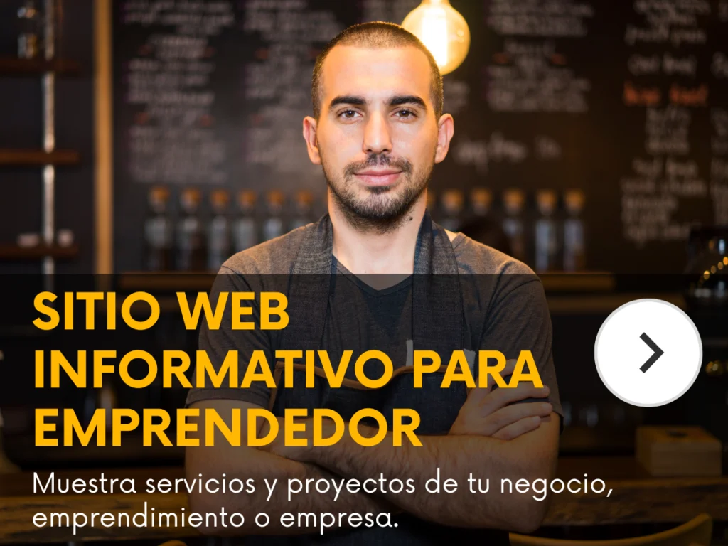 diseño web de sitios informativos para emprendedores y empresas en chile