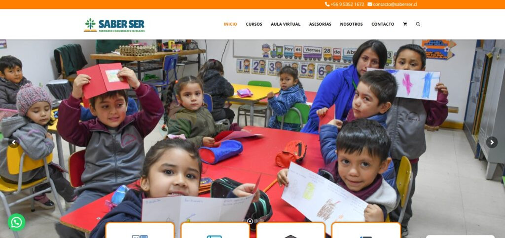 SABER SER diseño y desarrollo web en Machalí