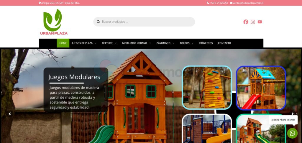 URBAN PLAZA CHILE diseño web en viña del mar