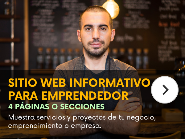 diseño web de sitios web informativos para emprendedores y empresas en chile