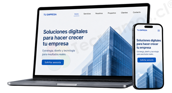 diseño web de sitios web informativos para emprendedores y empresas en chile