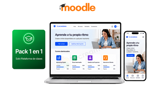 plataforma moodle para clases online asincronicas